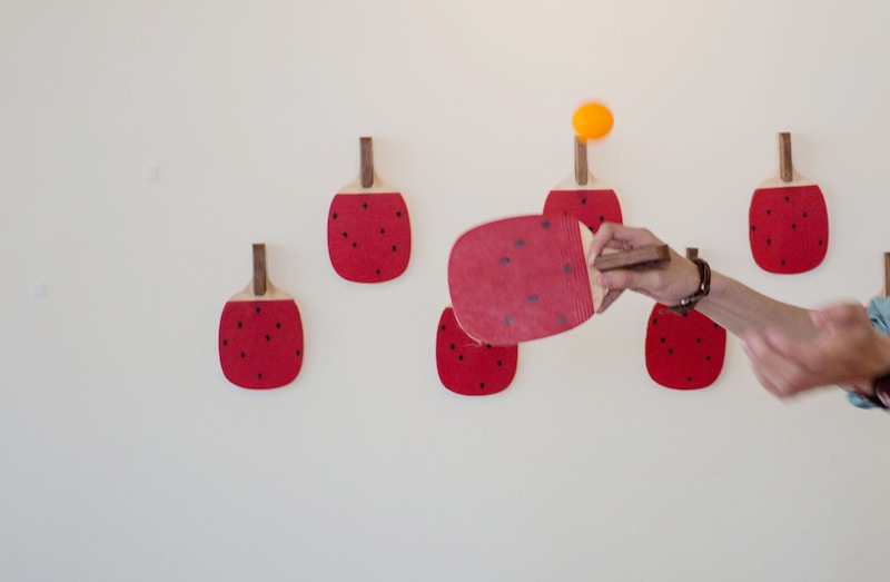 「綠圈圈 夏日藝術祭」爸爸節趣味三人桌球賽