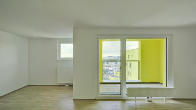 維也納的郊區出現了一群鮮黃色的建築!利用「剩餘空間」創造的新城市公共空間