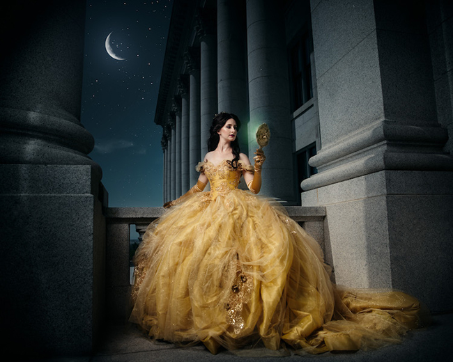 幸福快樂的日子後，迪士尼公主的年老容貌