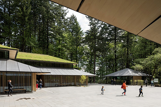 彷彿踏進山神的居所！隈研吾自然延伸波特蘭日本文化村