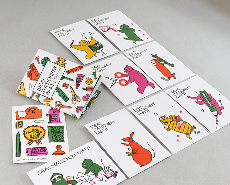 日、美、英新奇文具皆來到誠品文具展！《BRUTUS》雜誌封面設計插畫團隊「山鳩舍」獨家合作打造可愛小物