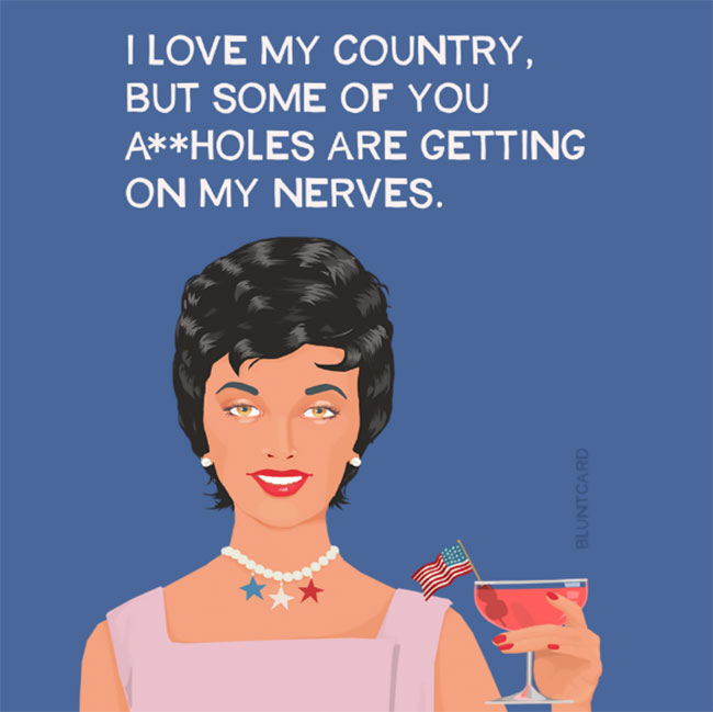 優雅又犀利的插畫賀卡！復古畫風、黑色幽默對白呈現趣味厭世的新時代卡片