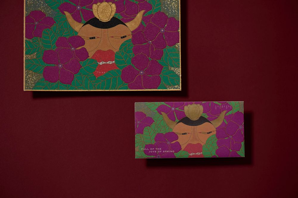 藝術級的燙金紅包組「一絆」！以水牛穿梭為靈感，集結 3 位台灣藝術家的美感紅包袋