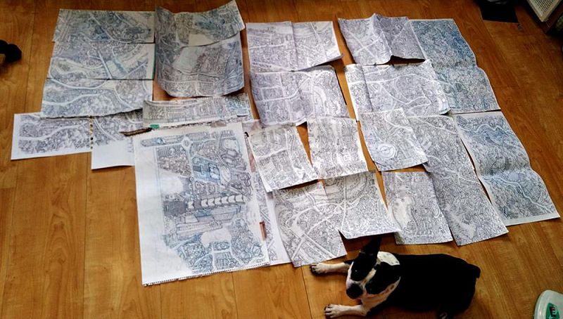 英國插畫家Tom Parker繪出《台北地圖》！專訪穿梭台北城市風景的異鄉追夢人