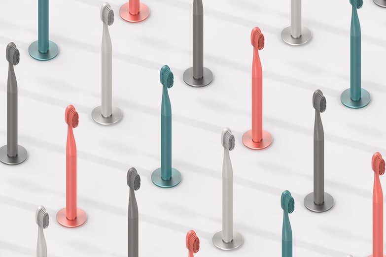 可替換刷頭的環保簡約牙刷 2°C!美觀又實用的智慧型概念設計,更降低塑膠浪費 87%