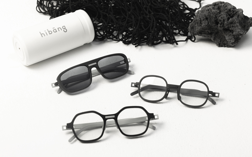100% 全循環眼鏡！將廢棄漁網以6步驟製成「Hibāng」超輕盈時尚眼鏡, Shopping Design