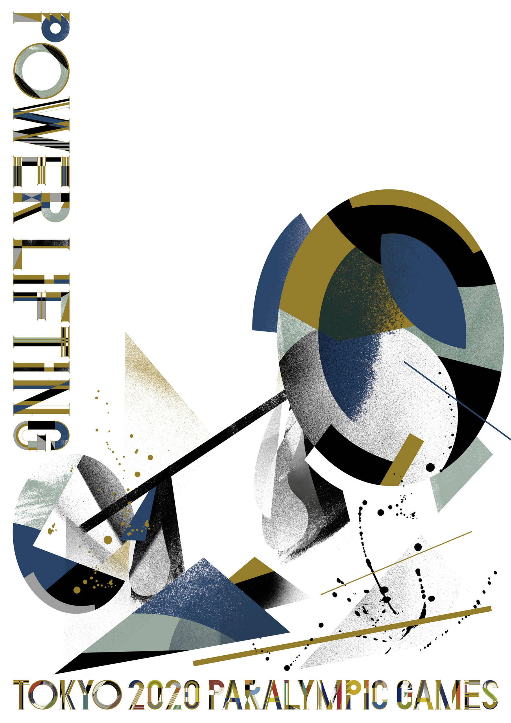 2020東京帕運藝術海報！日本設計團隊GOO CHOKI PAR用手繪幾何詮釋運動力與美