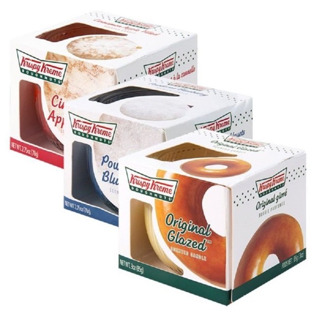 吃甜甜圈吃不過癮？ 香味 24 小時供應的 Krispy Kreme 甜甜圈香氛蠟燭