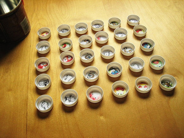 [DIY ok]用瓶蓋訓練小朋友的記憶力