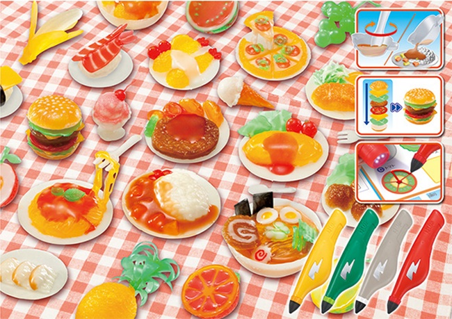 美味食堂開張囉～把食物神還原的3D色筆組