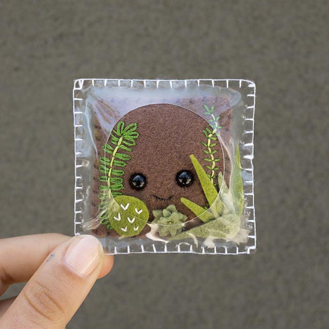 一百天一百張臉！藝術家挑戰建立可愛毛氈大軍