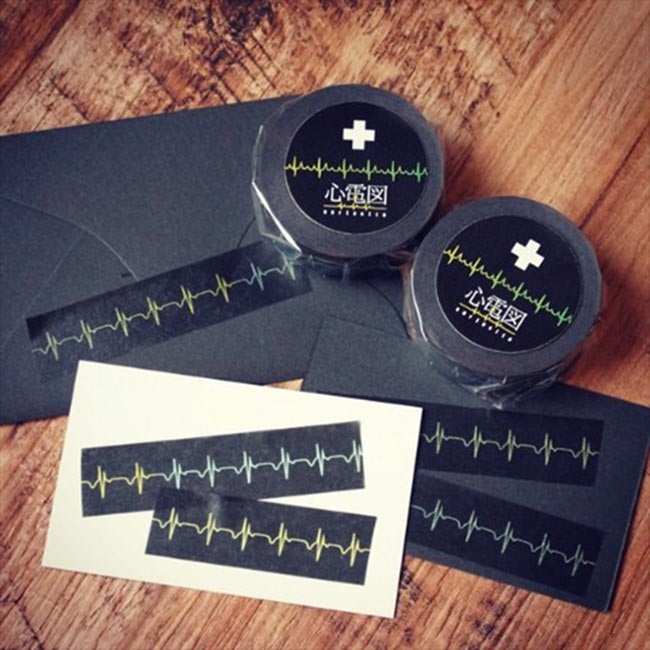 封印、社畜、心電圖、道路圖！超狂的紙膠帶卻好好玩 