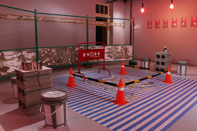 臺北美術獎首獎 王煜松《花蓮白燈塔》海中寫生歷史遺跡