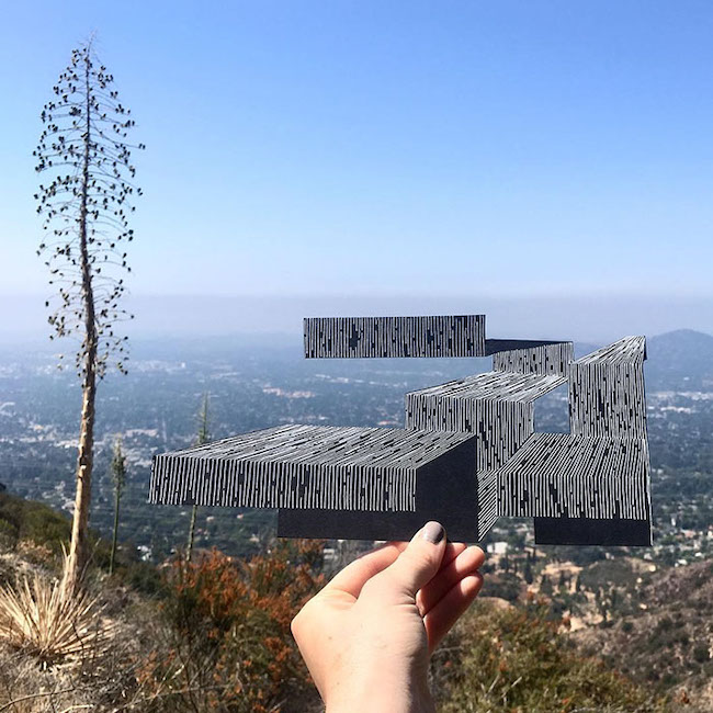 主修數學的藝術家，用簡單線條把平面變立體！