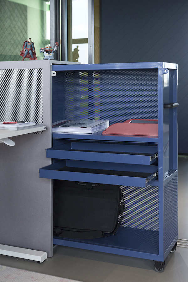 可隨意分隔與敞開的靈活辦公空間，為團隊成員創造偶遇機會而設計