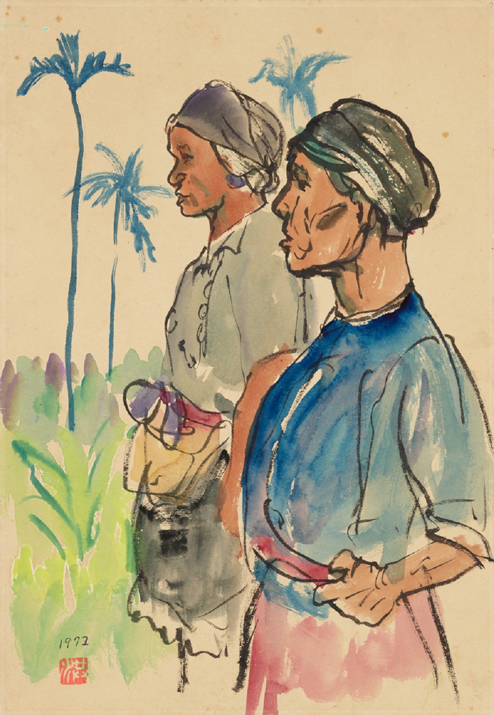 北美館「掘光而行：洪瑞麟」亮點！礦工畫家筆下勞動者生命光輝、台灣美景畫作