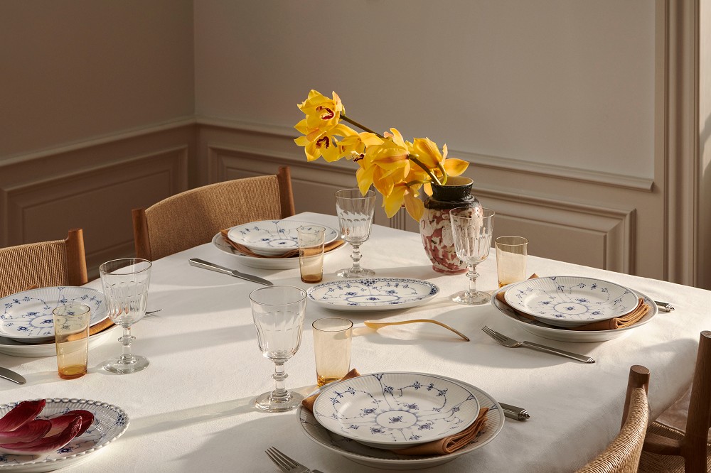 丹麥皇家哥本哈根X大直Frassi聯名饗宴！經典藍白唐草餐瓷遇上摩登義式料理