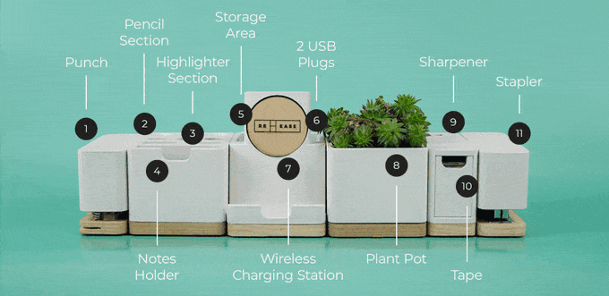 擺脫凌亂的辦公桌面,北歐極簡風格收納不只美觀還很實用
