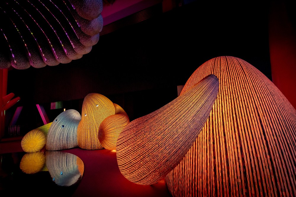 新店誠品《AI靈感大師》療癒展覽！澳洲團隊ENESS打造森之舞者、太陽神等4大光影裝置