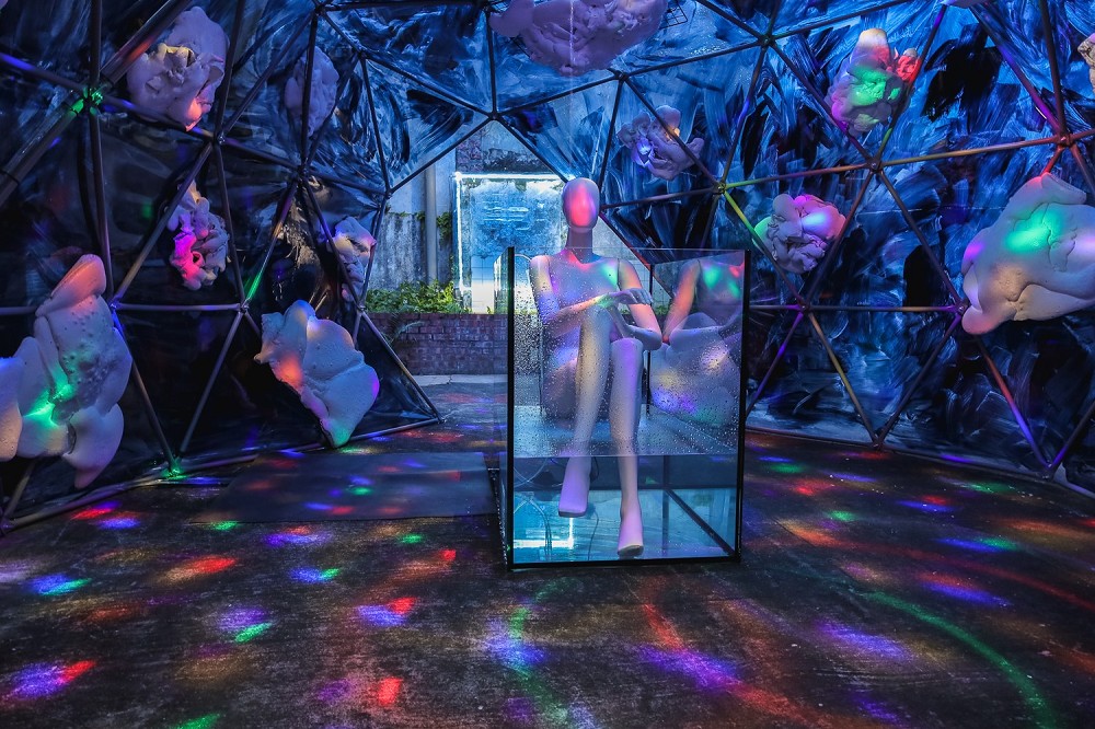 2021寶藏巖光節「棲息在光中」13組作品亮點!光電獸、河光創作點亮山城聚落