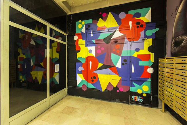 搶在宿舍砍掉重練前，百位藝術家齊聚巴黎大學城塗鴉