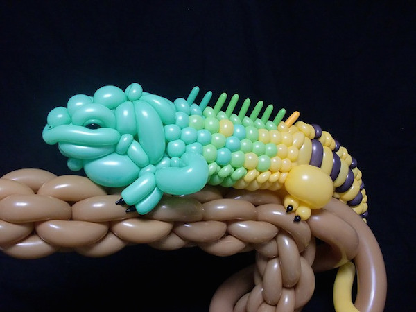 驚艷！日本藝術家的超精緻摺氣球作品