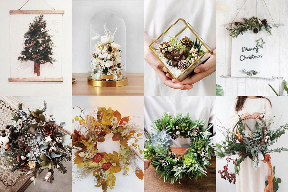 把聖誕節帶回家！DIY 節慶花圈不是夢，特搜全台 8 種聖誕花藝課程
