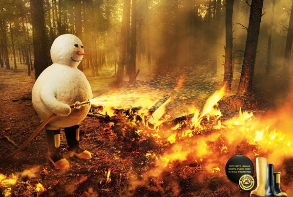 【廣告創意】徹底把危險降到最低！With Sete Léguas 雨鞋廣告