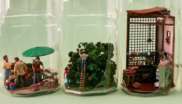 KIRIN「世界の Kitchen」袖珍廚房裝進瓶中