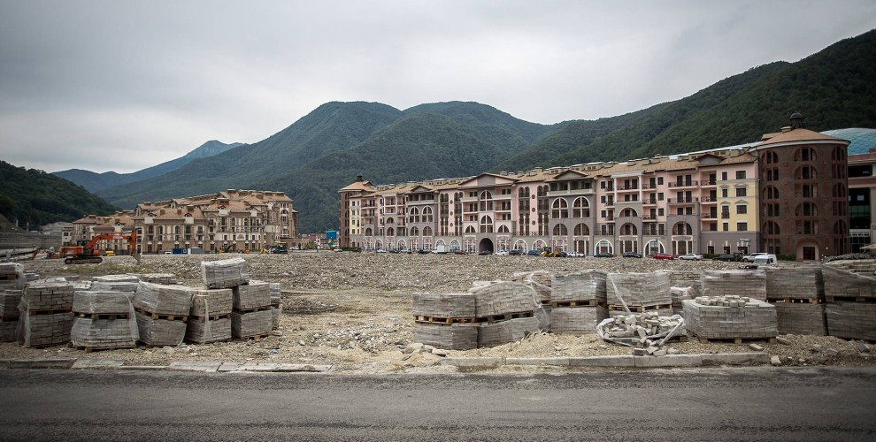 冷卻後的運動賽事，六個月後的索契冬季奧運賽場