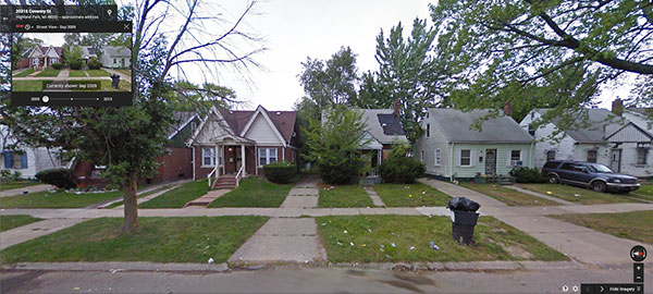 由 Google Maps 來看消失的底特律