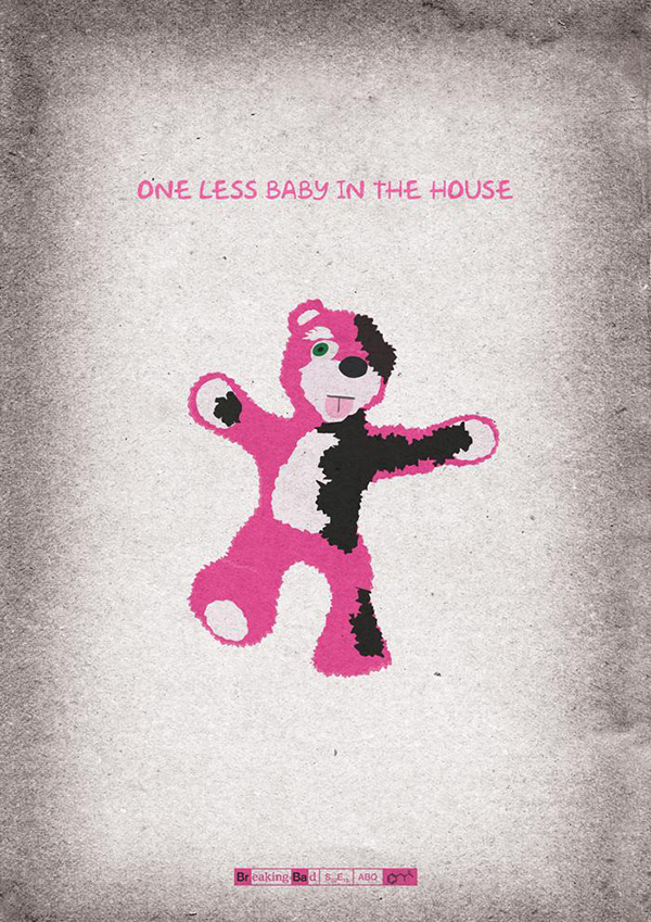 記錄每個難忘的 Breaking Bad 時刻極簡海報