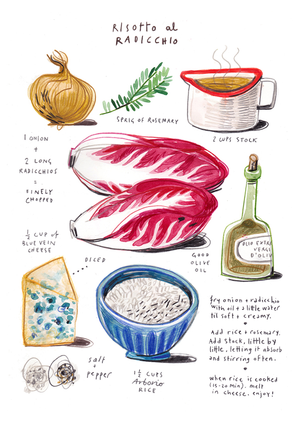 讓人萌生做菜意願，可愛手繪插畫食譜