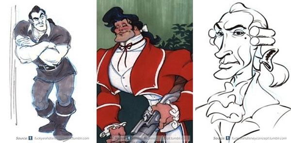 迪士尼動畫角色的早期設計，感覺有另一種滋味