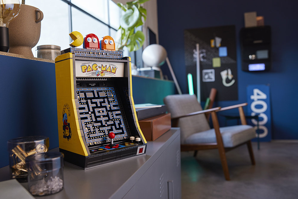 樂高版「PAC-MAN」小精靈登場！2651個樂高復刻1980年代經典電玩、遊戲機台