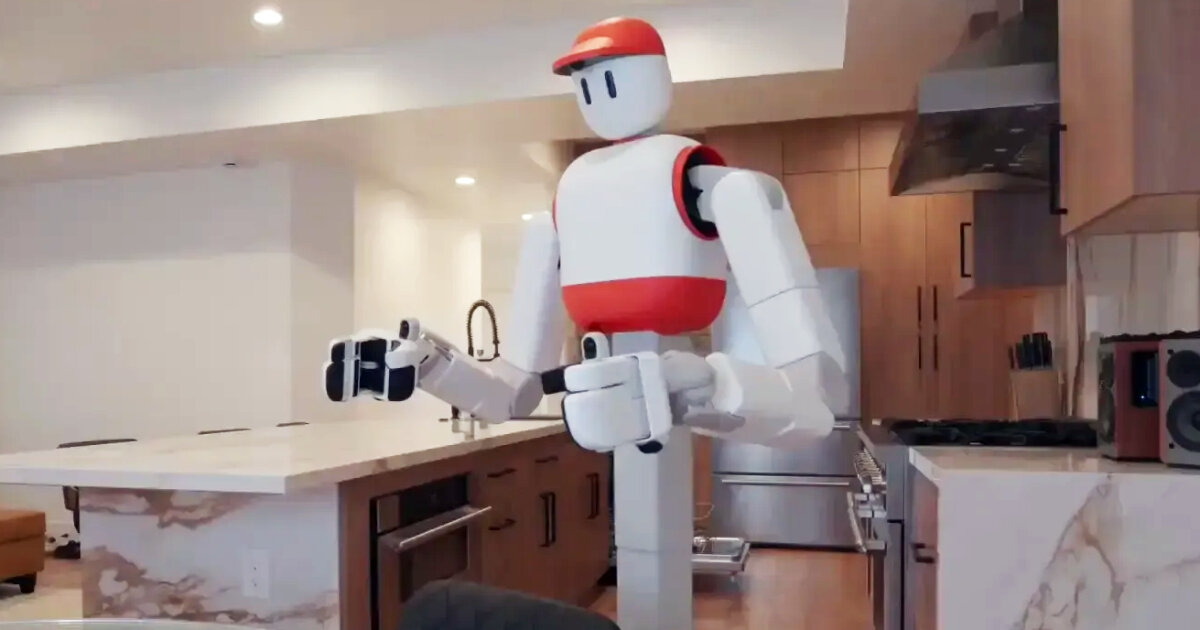 AI 家事機器人 Memo 登場!會學動作、收碗煮咖啡的「樹懶助手」來了