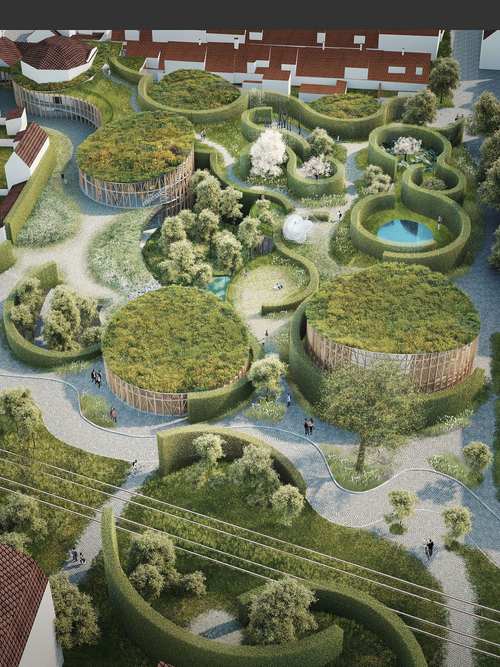 丹麥「安徒生博物館」真實版童話王國！隈研吾操刀地下博物館、迷宮花園