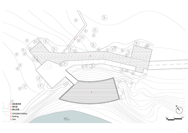 一座平凡的美術館，但它「懸浮」在百米絕壁之上