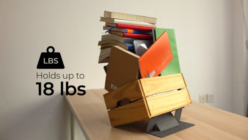 在哪都想舒服工作！極輕巧 MOFT 隨身筆電架，收合展開一秒完成