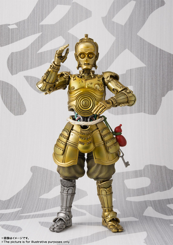 日本傳統武士 x 星際大戰，BANDAI 聯名推出 C-3PO 武士模型