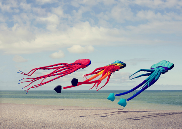 富有沈澱心靈效果的風箏攝影