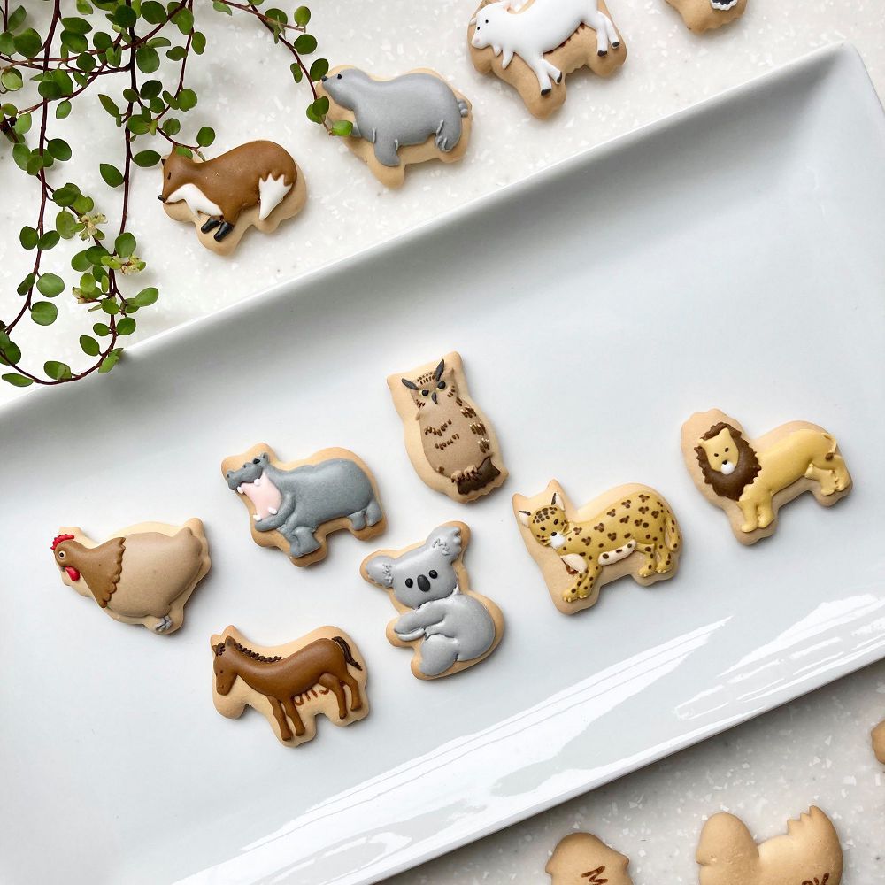 動物餅乾華麗變身！日本達人翻玩47種彩色動物燒菓子創作