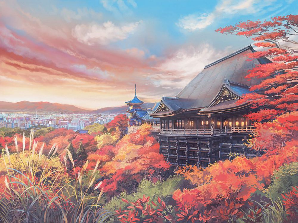 2021絕美月曆！《你的名字》背景繪圖師Mateusz Urbanowicz畫出透明感日本四季