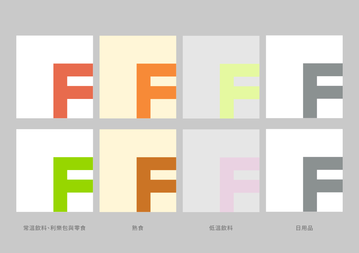 全家「FamiCollection」全新形象！Five Metal Shop以「F」呈現俐落繽紛的識別系統