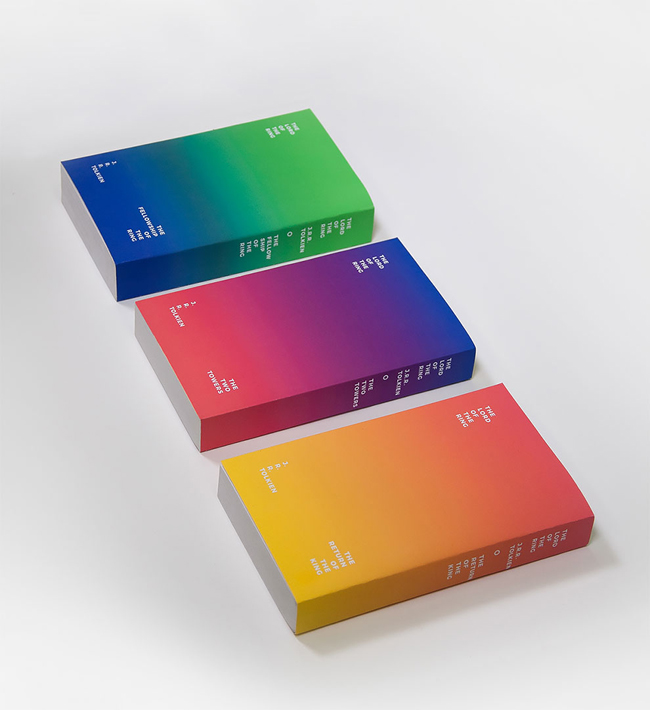 翻轉經典《魔戒》封面，漸層色彩藏有設計師巧思