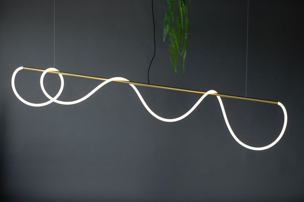 自由變化的發光繩索燈具!美國設計師打造「Tracer Loop」照明燈具