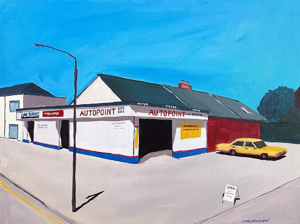 Google街景是作畫靈感！日本插畫家辰巳菜穂「在家環遊世界」的街景畫創作