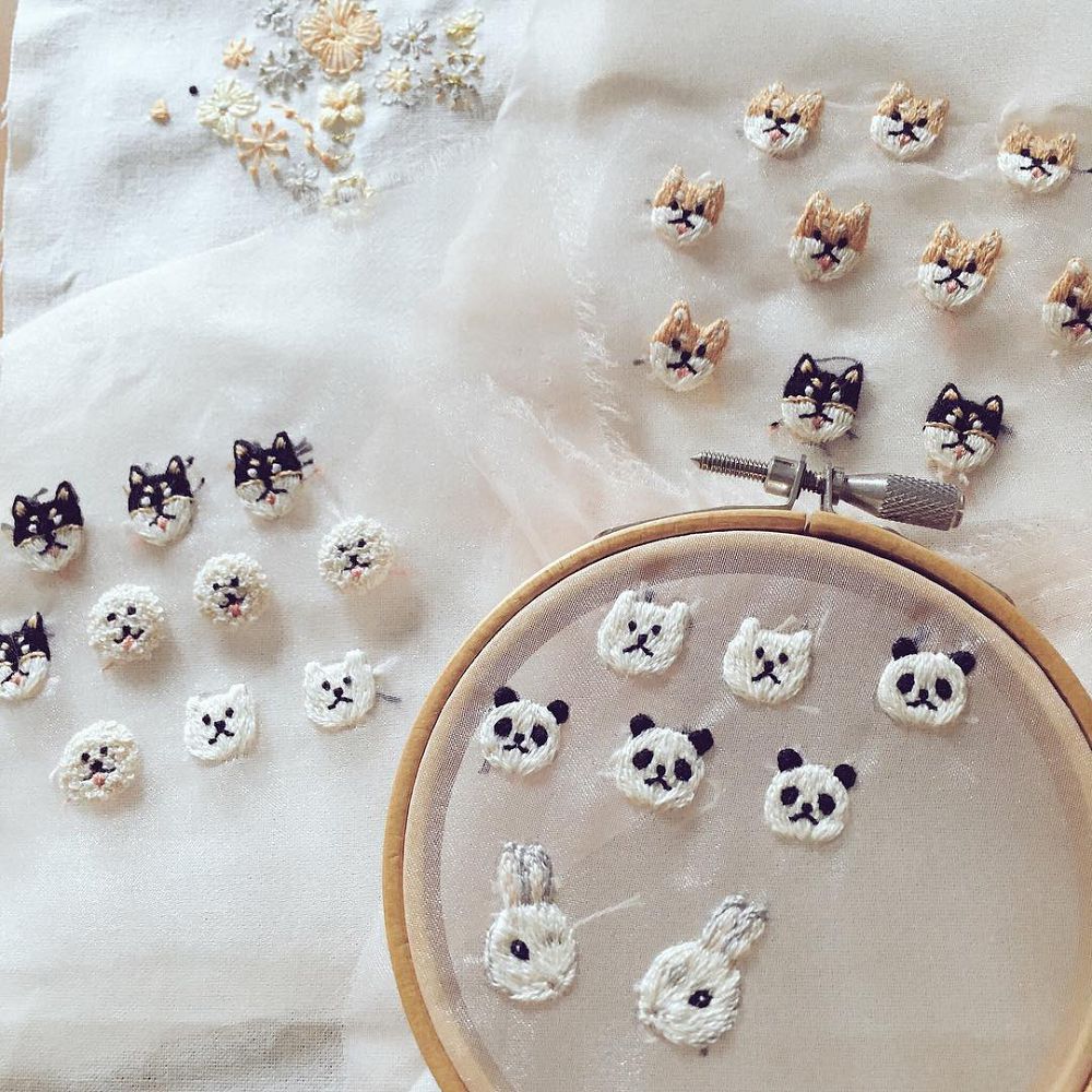 5個必追日本刺繡IG帳號！野菜、動物、甜點通通變身絕美刺繡創作