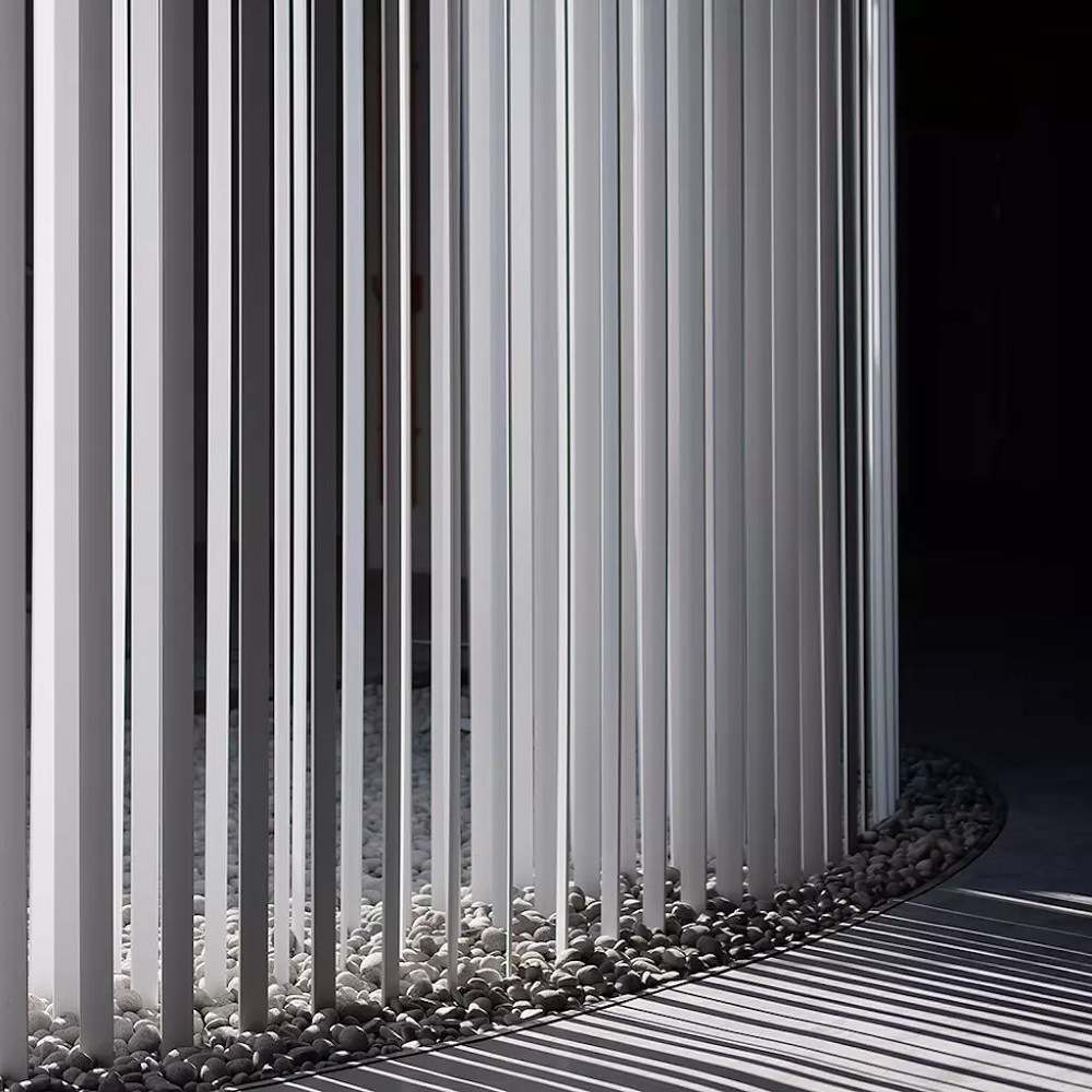 台南美術館二館「光影律動」停車場入口！日本設計大師原研哉操刀最美現代感入口