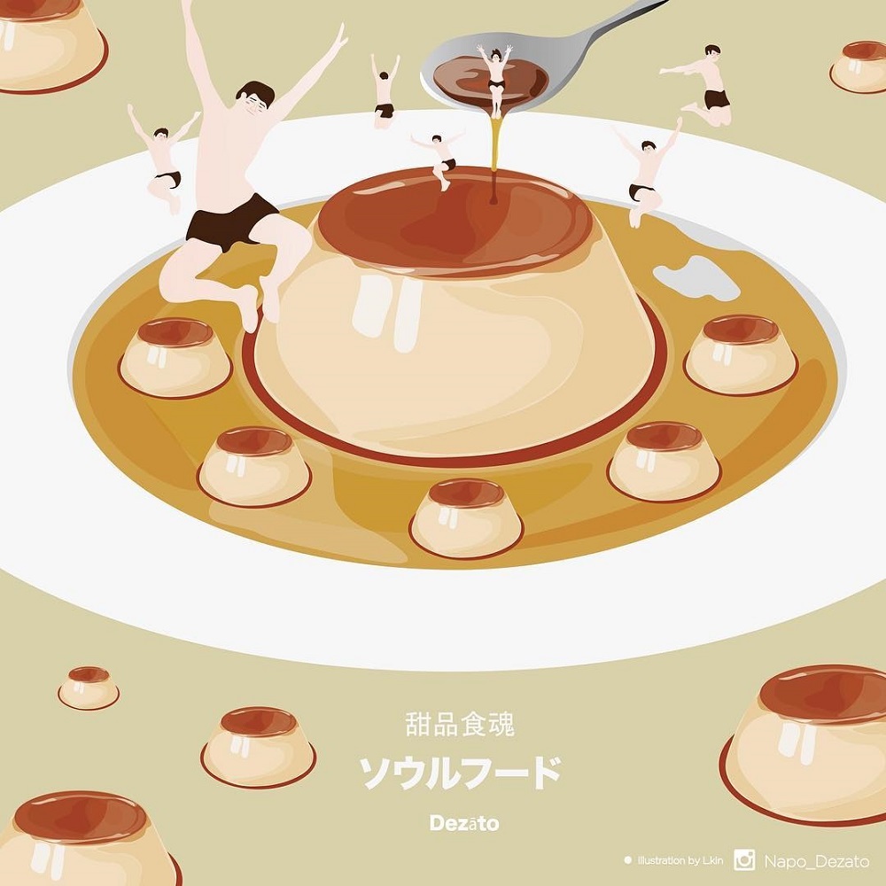 甜點變身奇幻城市！香港插畫家湯瑪士拿破崙以繽紛色彩繪出甜點世界